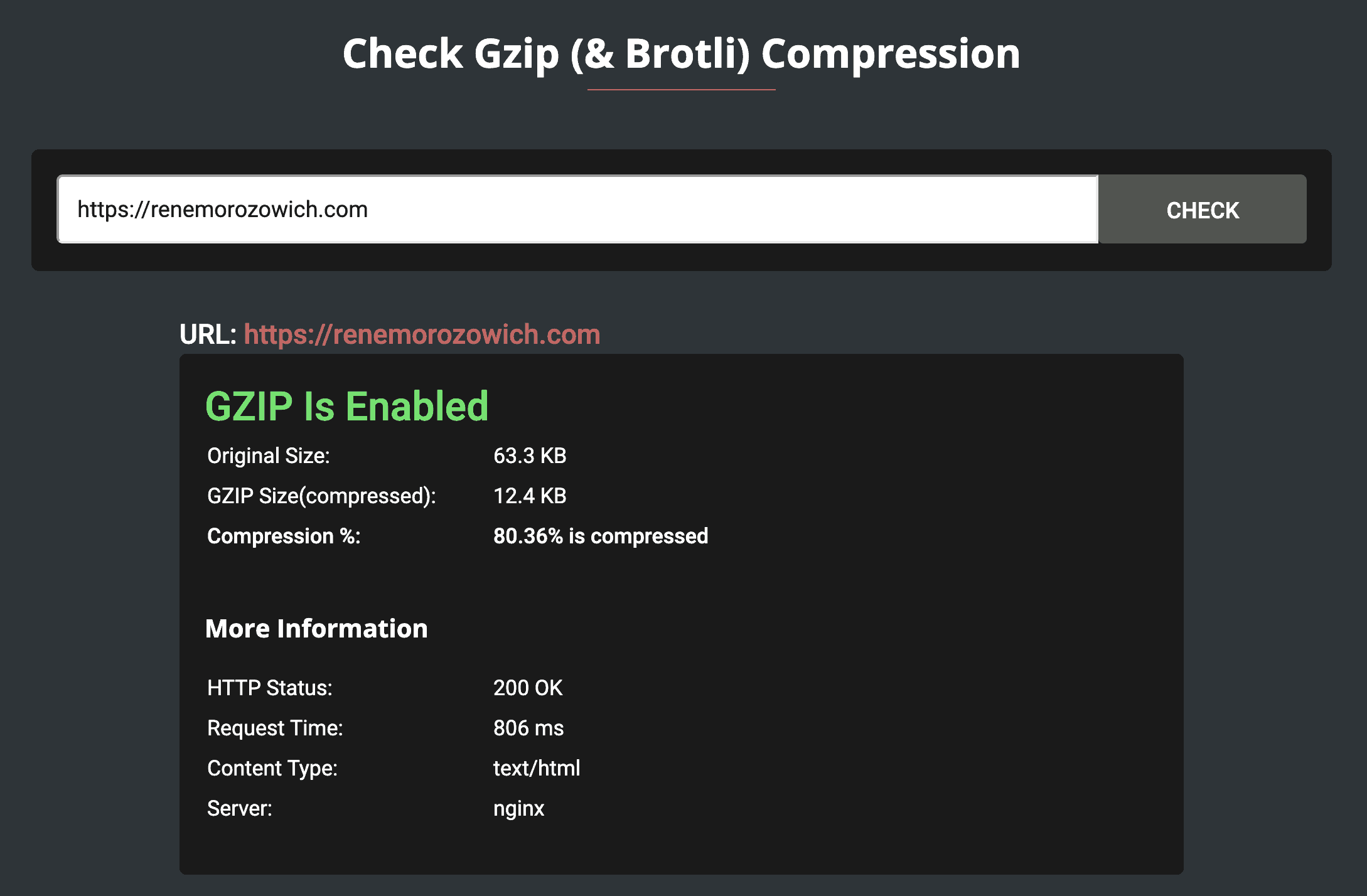 Сайт на https ссылки на http. GZIP. Brotli nginx.
