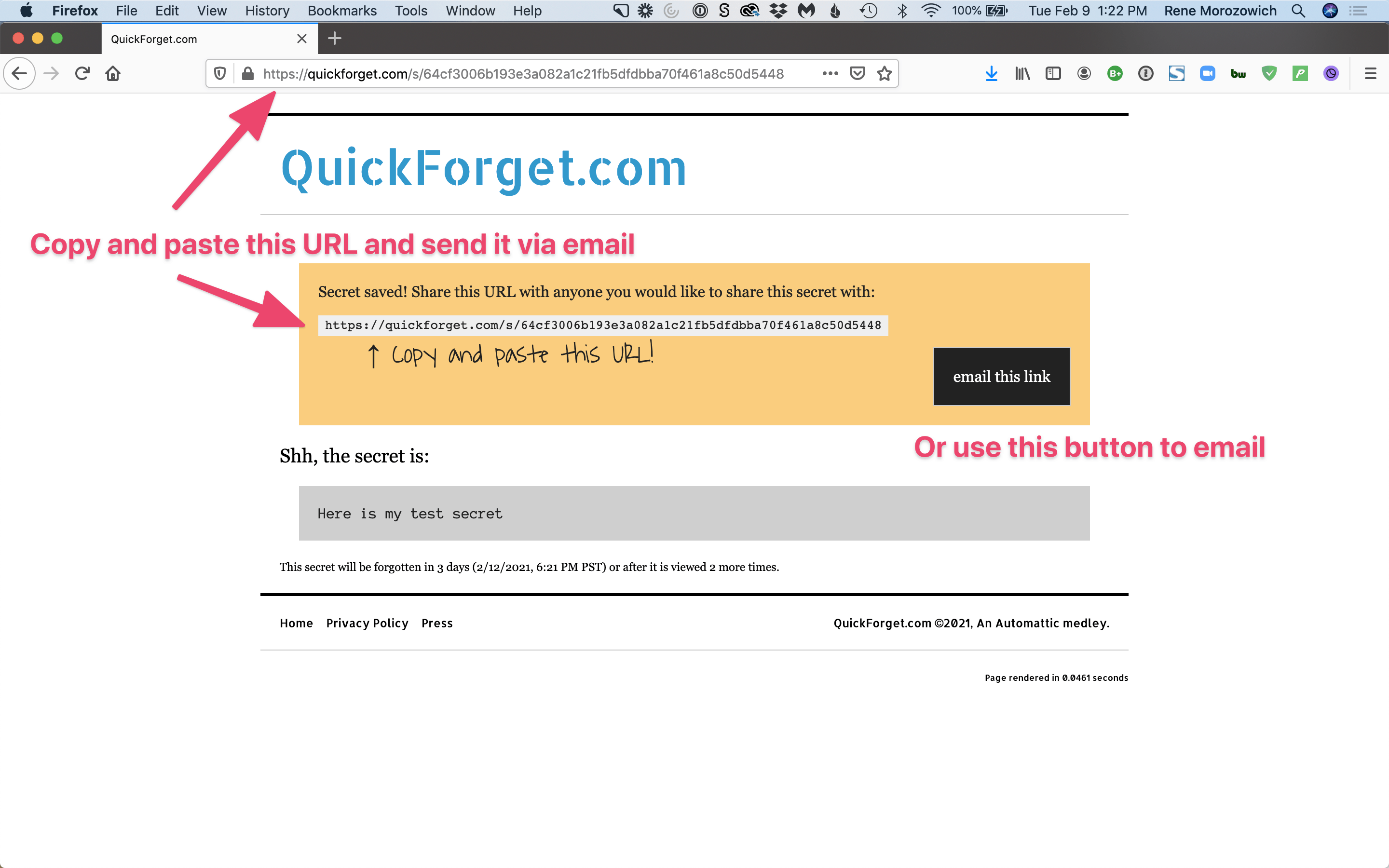 Quickforget.com